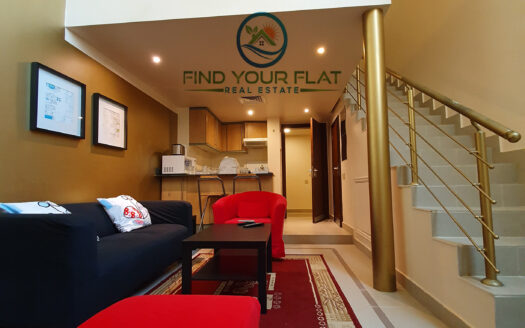 for rent one bedroom duplex fully furnished in salmiya