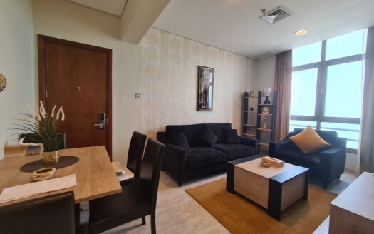 For rent in shaab one bedroom fully furnished seaview for expats