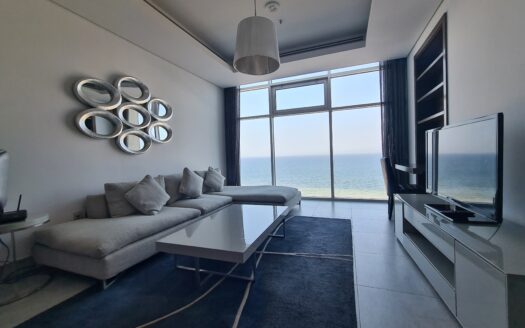 for rent spacious seaview one bedrooms fully furnished