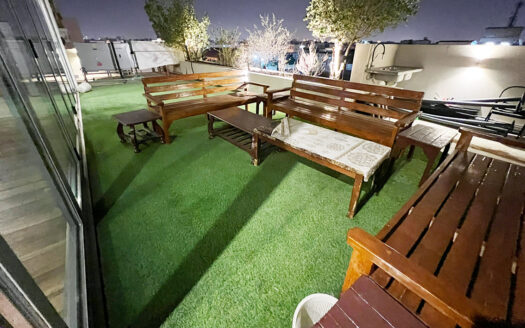 for rent pent house in jabria one bedrooms fully furnished