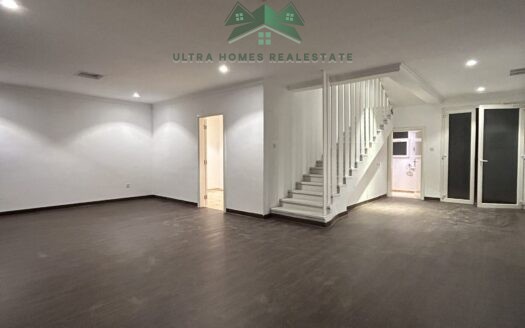 for rent in abu al hasania 3 bedrooms duplex with a balcony