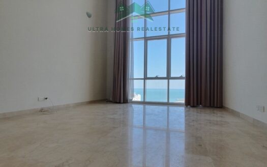 Spacious Seaview Duplex Penthouse for Rent in Kuwait | Luxury 3 Bedroom Penthouse with Pool & Gym